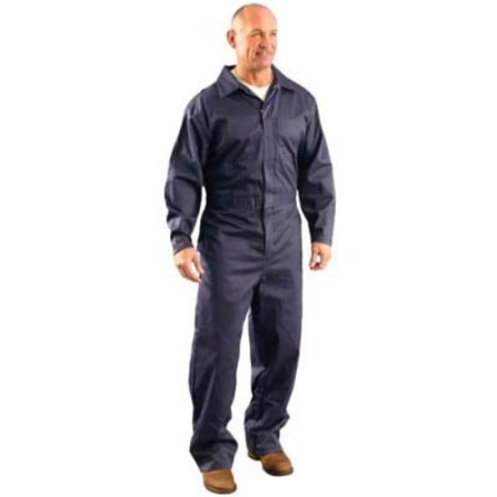 OCCUNOMIX Value Flame Resistant Coverall Navy, 5XL,  G906NB-5X